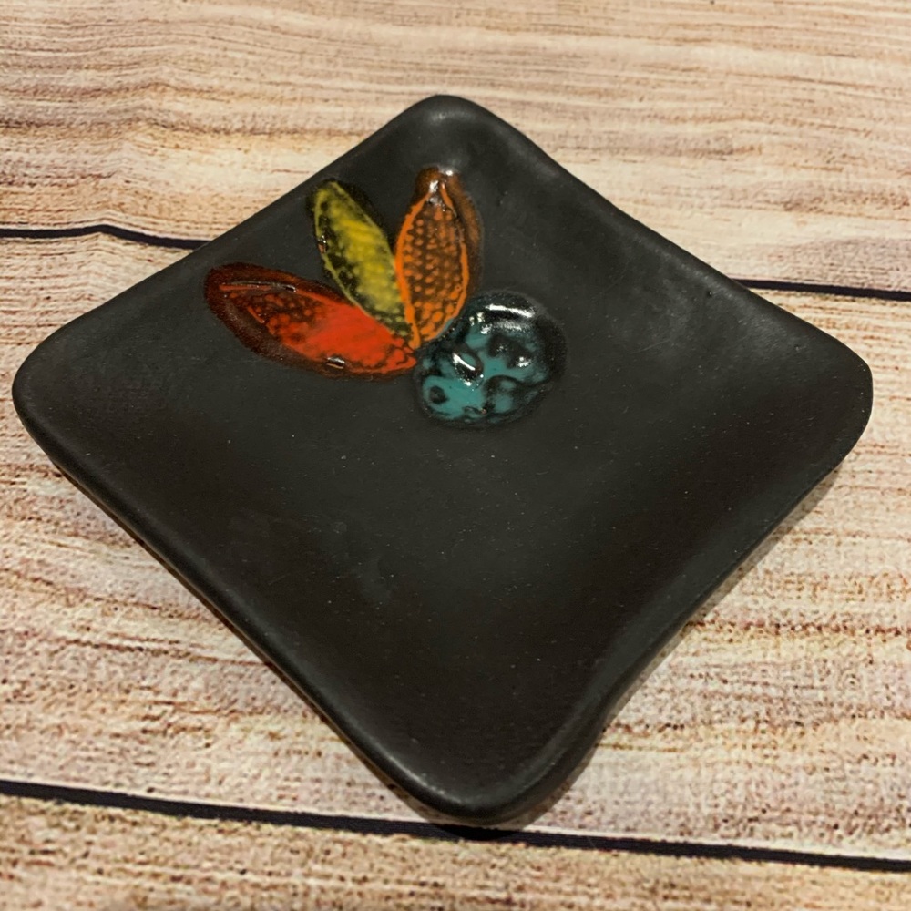Clay Painted Trinket Dish